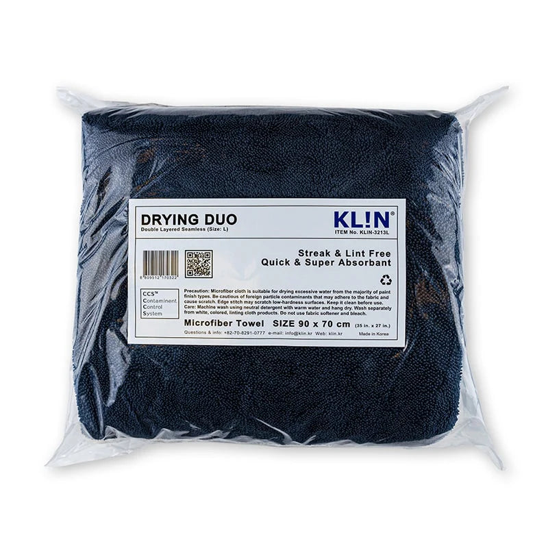 KLiN Drying Duo - Large Drying Towel