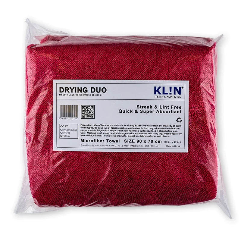 KLiN Drying Duo - Large Drying Towel