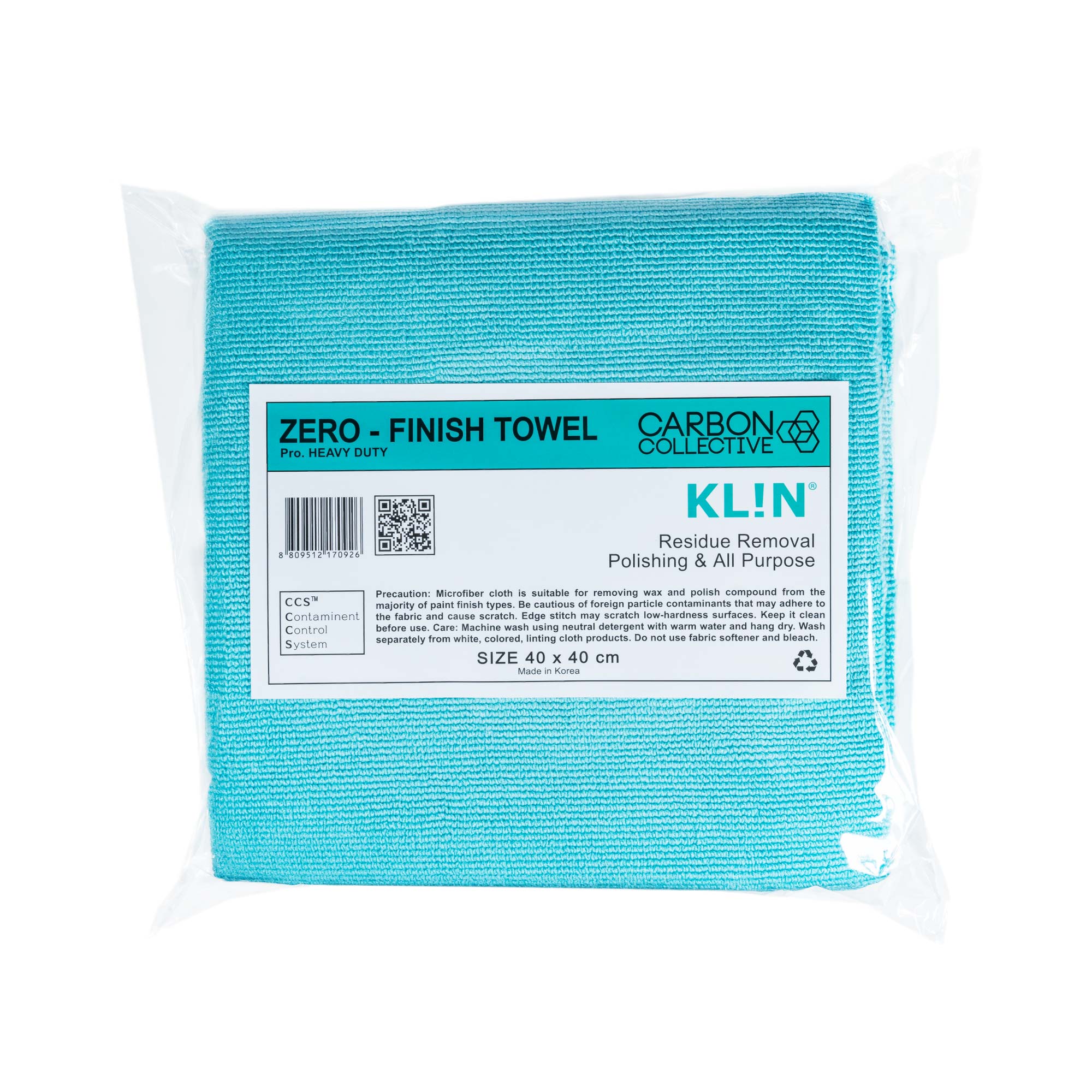 Carbon Collective by KLiN – Zero Finish Towel (5 Pack)