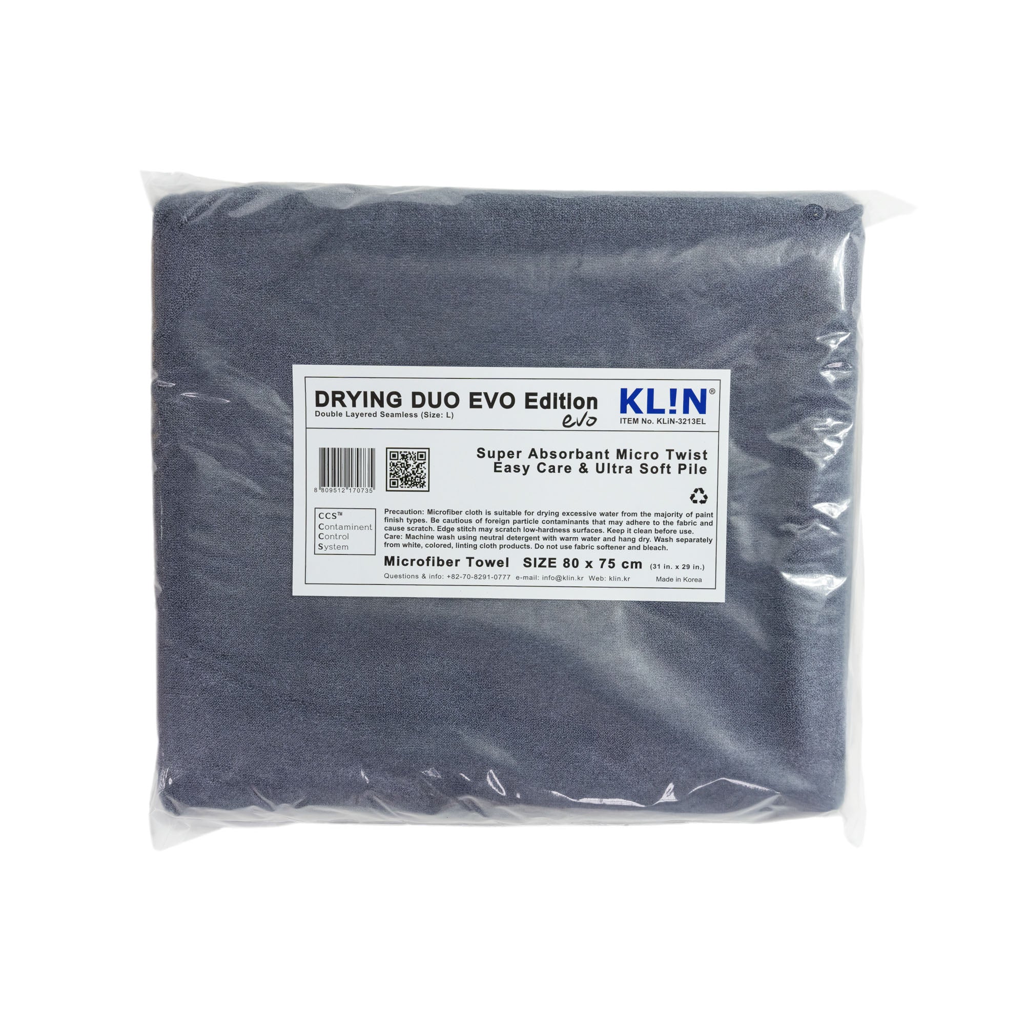 KLiN Drying Duo Evo - Large Drying Towel